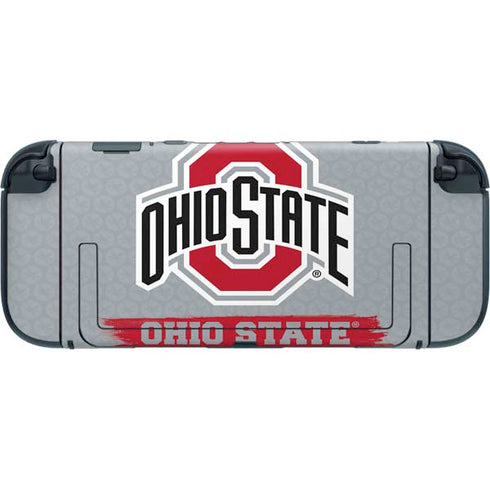Ohio State University Distressed Logo Nintendo Switch 2 (2025) with Joy-Con Skin